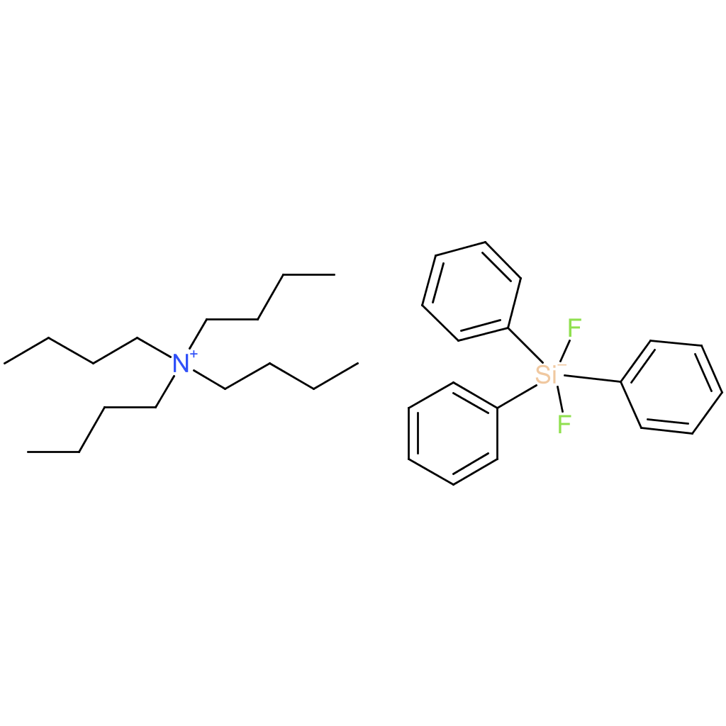 Tetrabutylammonium difluorotriphenylsilicate(IV)