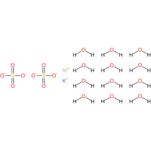 Aluminum potassium sulfate dodecchydrate