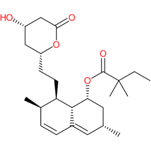(1S,3R,7S,8S,8aR)-8-{2-[(2R,4R)-4-Hydroxy-6-oxo-tetrahydro-2H-2-pyranyl]ethyl}-3,7-dimethyl-1,2,3,7,8,8a-hexahydro-1-naphthalenyl 2,2-Dimethylbutanoate