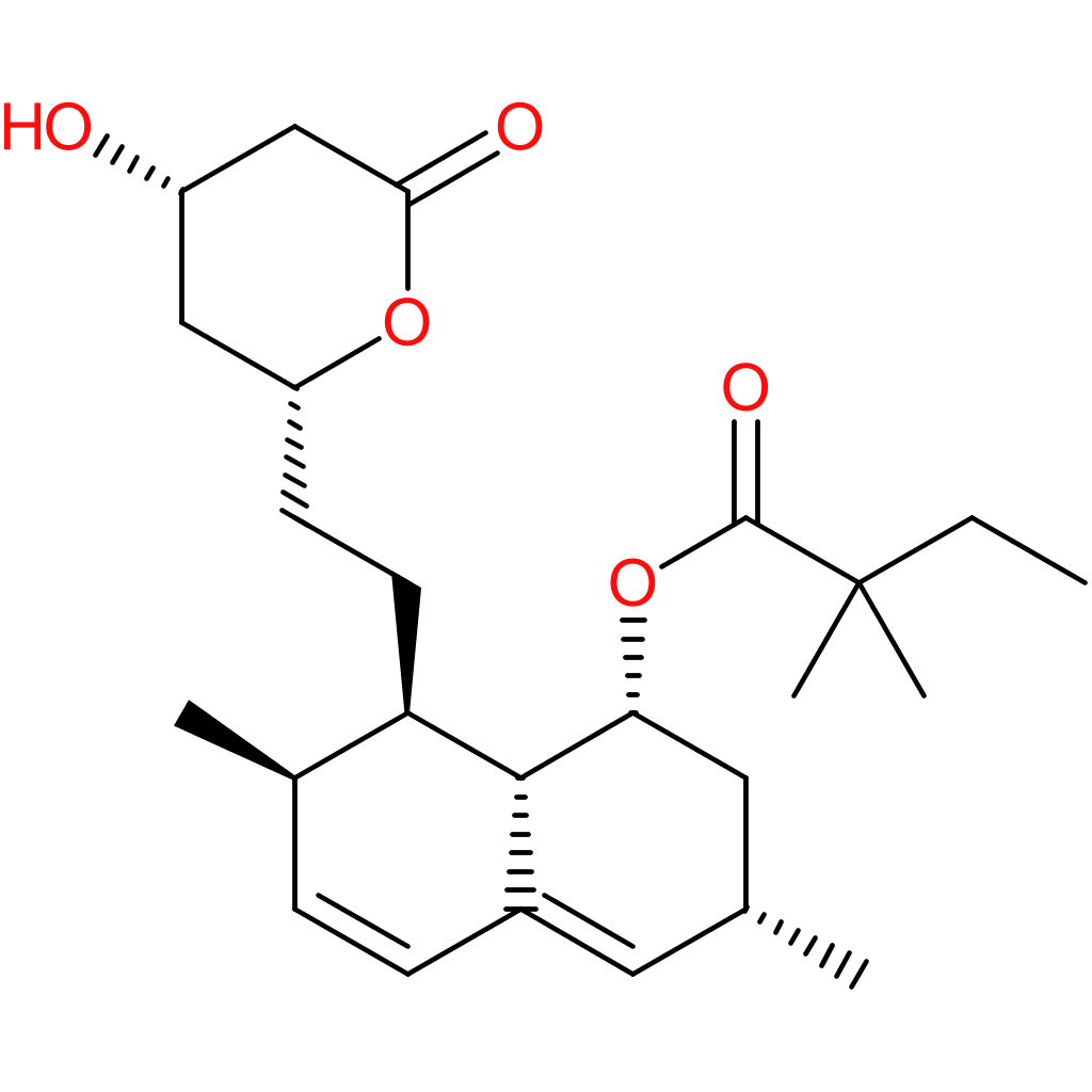 (1S,3R,7S,8S,8aR)-8-{2-[(2R,4R)-4-Hydroxy-6-oxo-tetrahydro-2H-2-pyranyl]ethyl}-3,7-dimethyl-1,2,3,7,8,8a-hexahydro-1-naphthalenyl 2,2-Dimethylbutanoate