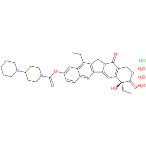 Irinotecan hydrochloride trihydrate