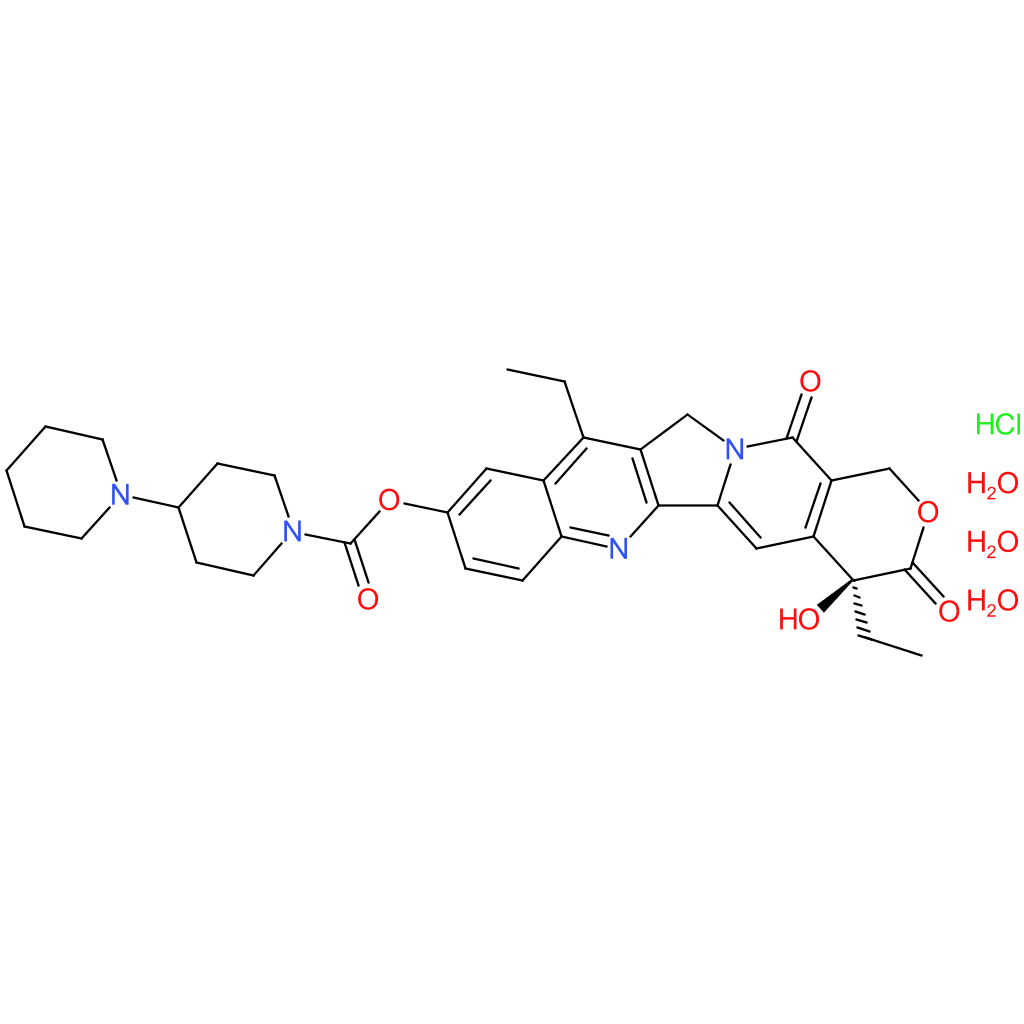 Irinotecan hydrochloride trihydrate