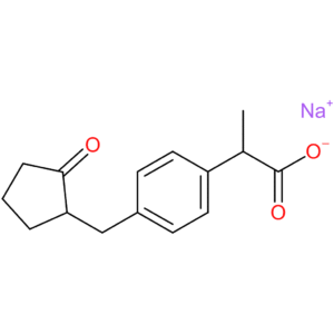 Sodium 2-(4-((2-oxocyclopentyl)methyl)phenyl)propanoate