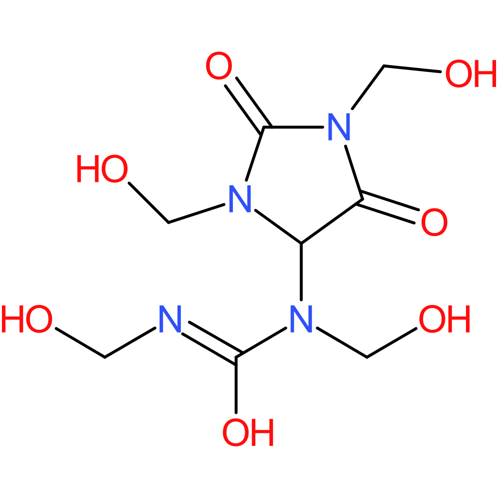 N-[1,3-Bis(hydroxymethyl)-2,5-dioxo-4-imidazolidinyl]-N,N?-bis(hydroxymethyl)urea