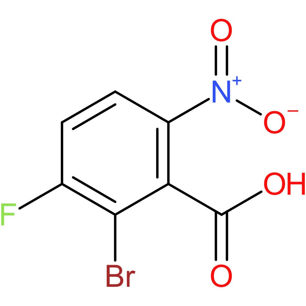 2-broMo-3-fluoro-6-nitrobenzoic acid