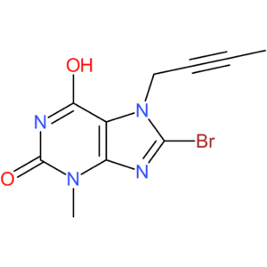 8-Bromo-7-(but-2-ynyl)-3-methyl-3,7-dihydropurine-2,6-dione