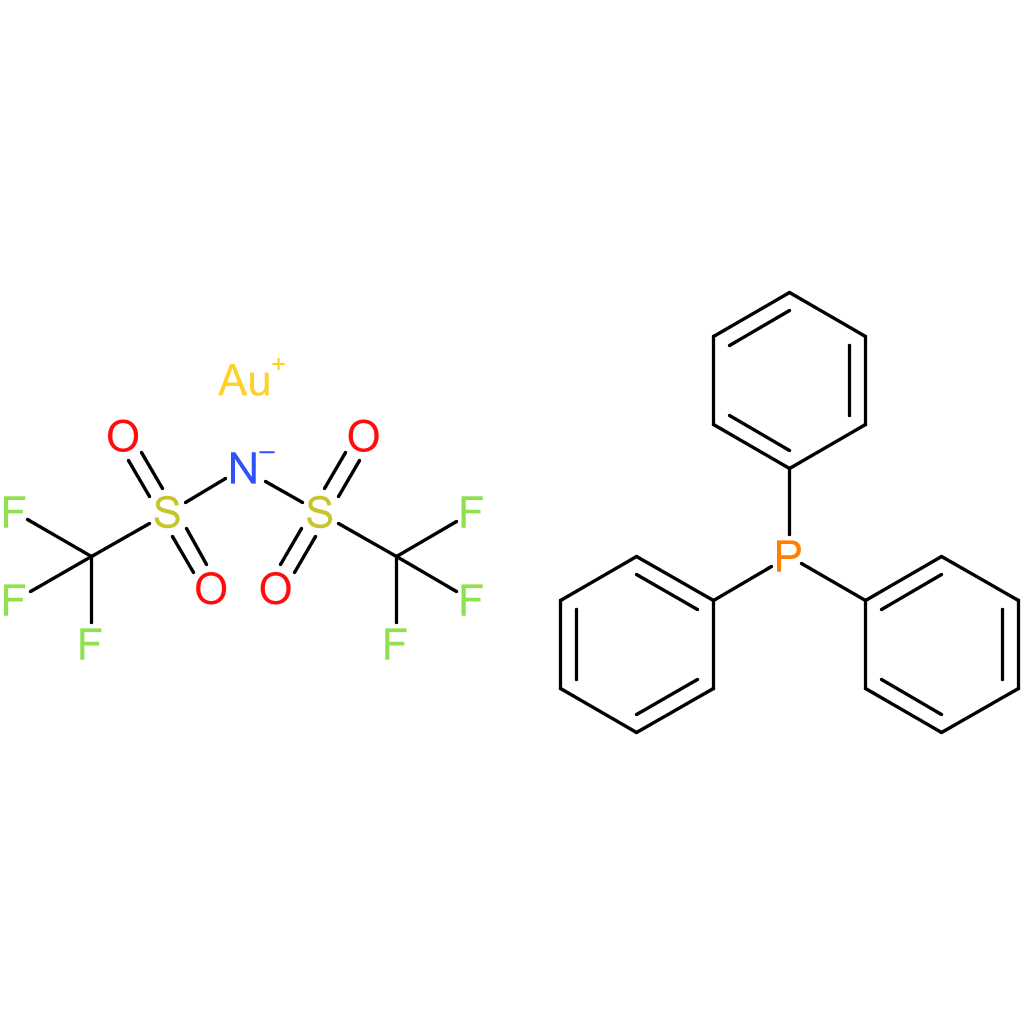 Triphenylphosphinegold(I) bis(trifluoromethanesulfonyl)imidate, min.