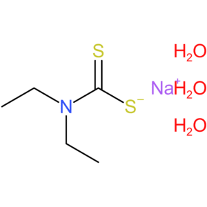 Sodium diethylcarbamodithioate trihydrate
