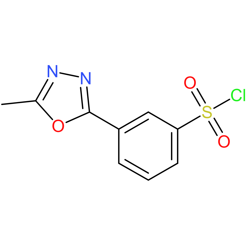 3-(5-methyl-1,3,4-oxadiazol-2-yl)benzenesulfonyl chloride AldrichCPR