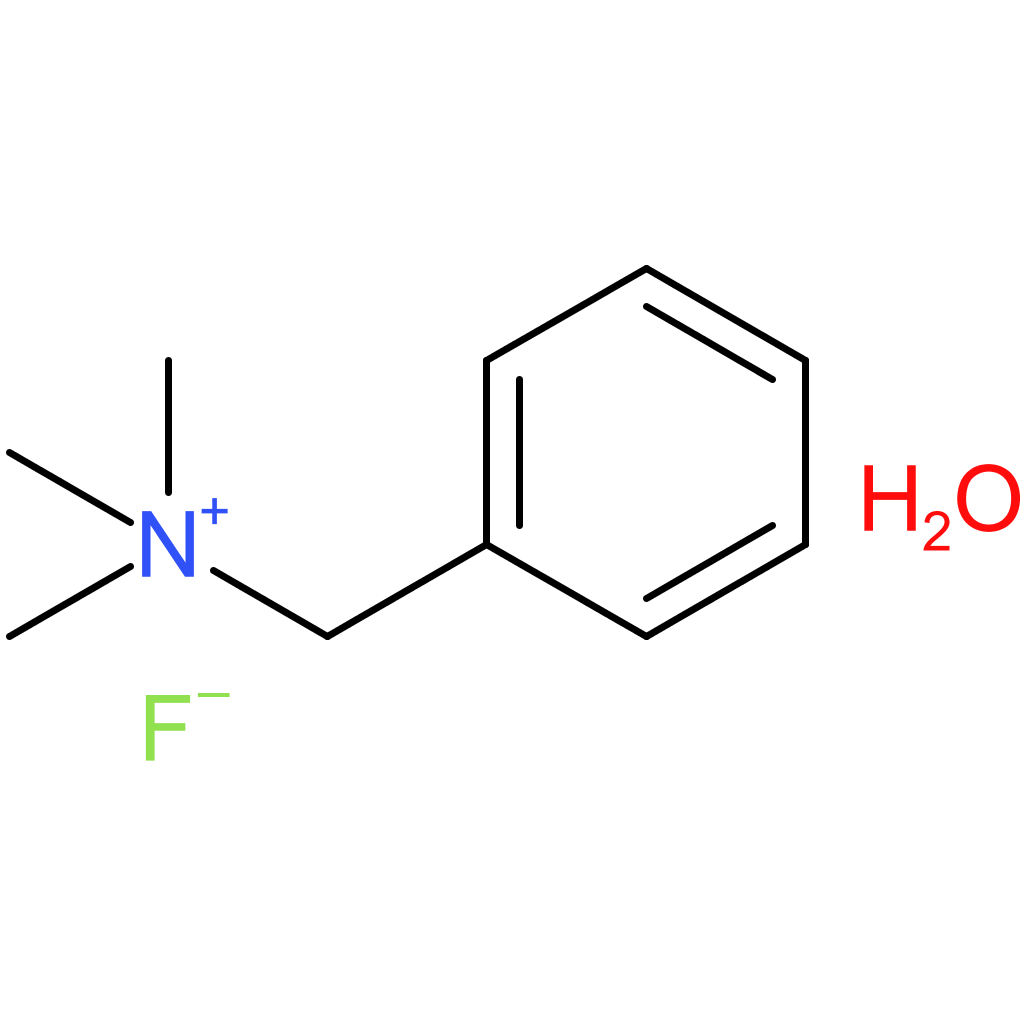 N,N,N-Trimethyl-1-phenylmethanaminium fluoride hydrate