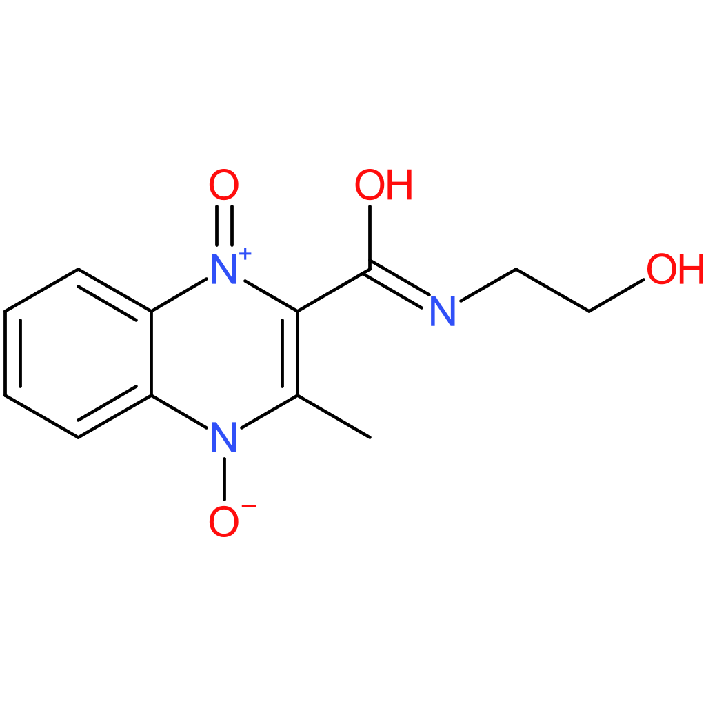 2-((2-Hydroxyethyl)carbamoyl)-3-methylquinoxaline 1,4-dioxide