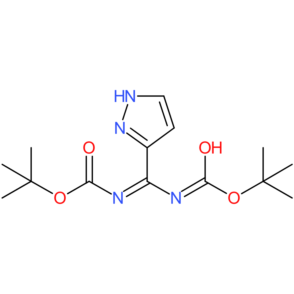 tert-Butyl (((tert-butoxycarbonyl)amino)(1H-pyrazol-1-yl)methylene)carbamate