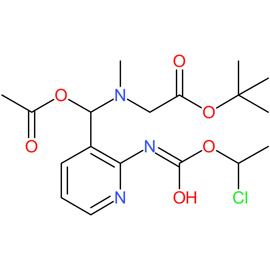 (2-(((1-Chloroethoxy)carbonyl)(methyl)amino)pyridin-3-yl)methyl 2-((tert-butoxycarbonyl)(methyl)amino)acetate