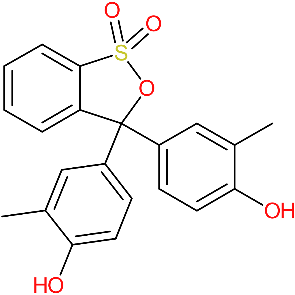 3,3-Bis(4-hydroxy-3-methylphenyl)-3H-benzo[c][1,2]oxathiole 1,1-dioxide