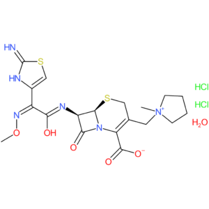 Cefepime dihydrochloride hydrate