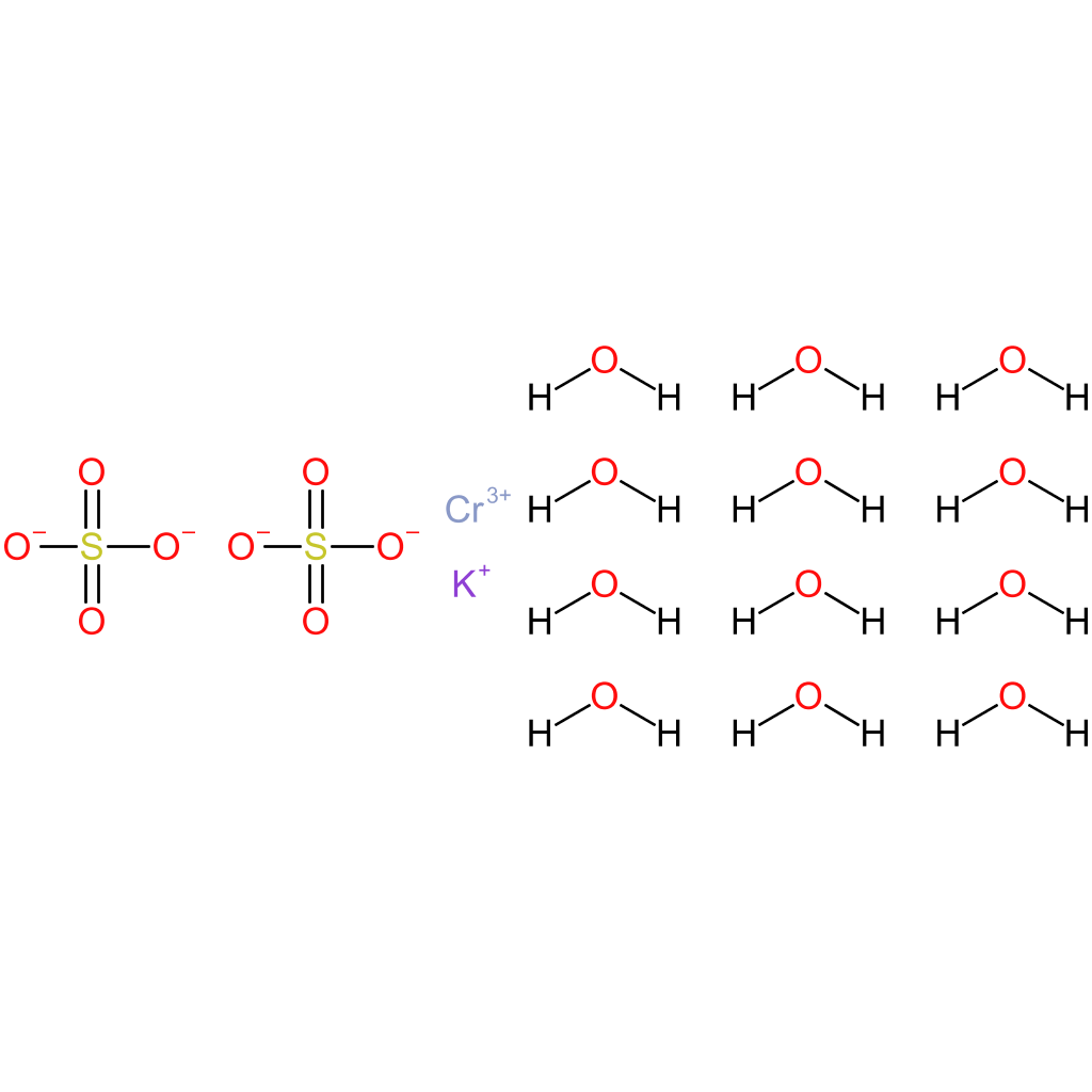 Chromium potassium sulfate dodecahydrate