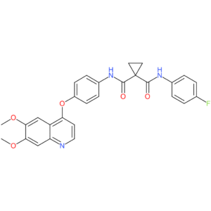 N-(4-((6,7-Dimethoxyquinolin-4-yl)oxy)phenyl)-N-(4-fluorophenyl)cyclopropane-1,1-dicarboxamide