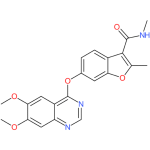 6-((6,7-Dimethoxyquinazolin-4-yl)oxy)-N,2-dimethylbenzofuran-3-carboxamide