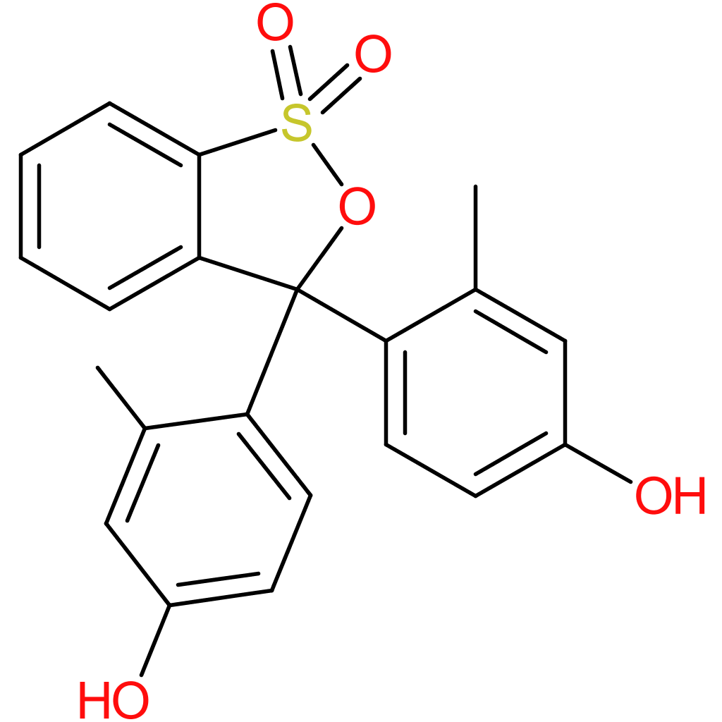 3,3-Bis(4-hydroxy-2-methylphenyl)-3H-benzo[c][1,2]oxathiole 1,1-dioxide