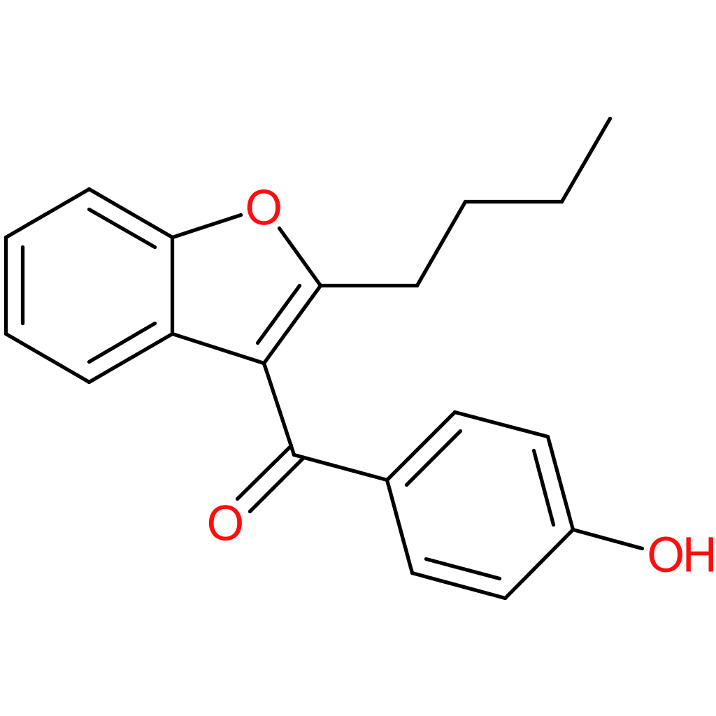 (2-Butylbenzofuran-3-yl)(4-hydroxyphenyl)methanone