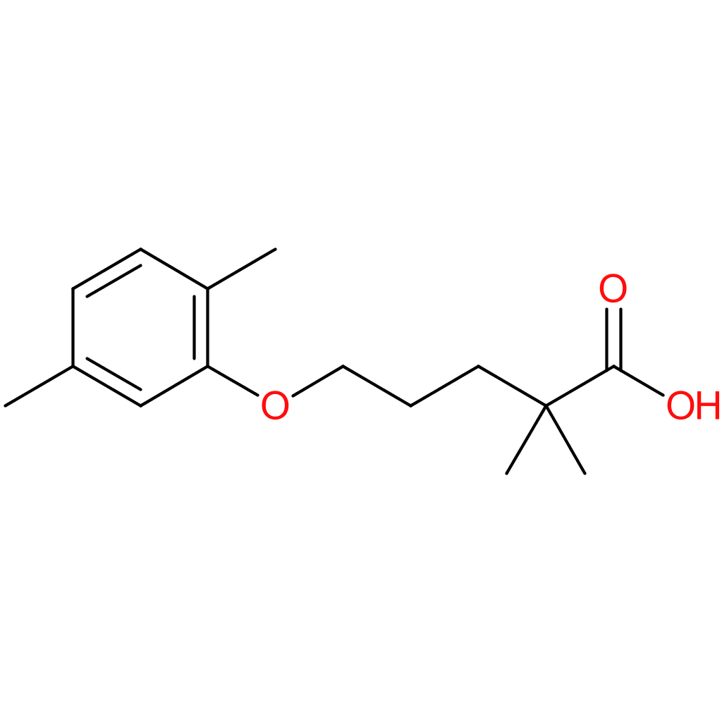 5-(2,5-Dimethylphenoxy)-2,2-dimethylpentanoic acid
