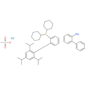 Methanesulfonato(2-dicyclohexylphosphino-2,4,6-tri-i-propyl-1,1-biphenyl)(2-amino-1,1-biphenyl-2-yl)palladium(ii)