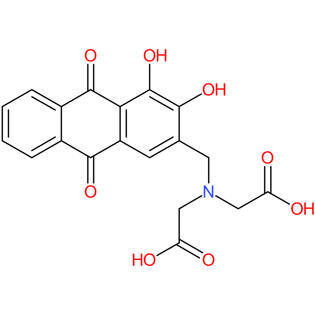 2,2-(((3,4-Dihydroxy-9,10-dioxo-9,10-dihydroanthracen-2-yl)methyl)azanediyl)diacetic acid
