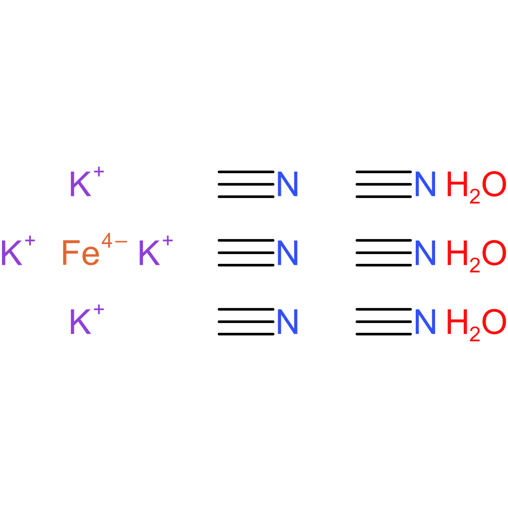 Potassium ferrocyanide trihyrate