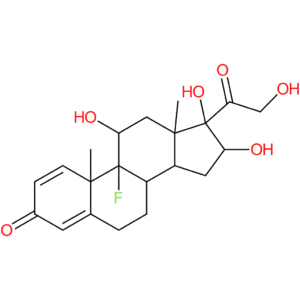 9-fluoro-11,16,17,21-tetrahydroxypregna-1,4-diene-3,20-dione