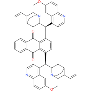 1,4-Bis((1S)-(6-methoxyquinolin-4-yl)(5-vinylquinuclidin-2-yl)methyl)anthracene-9,10-dione