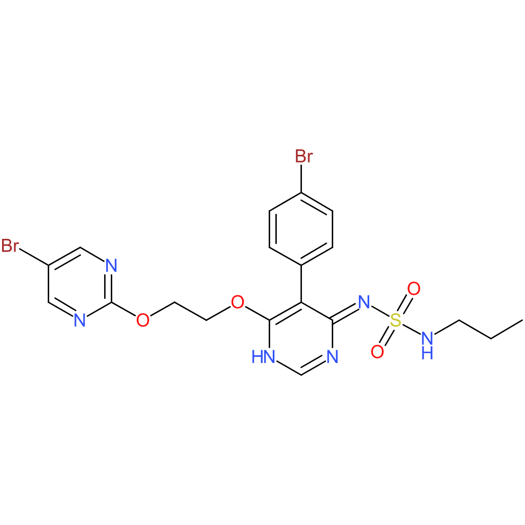 N-[5-(4-Bromophenyl)-6-[2-[(5-bromo-2-pyrimidinyl)oxy]ethoxy]-4-pyrimidinyl]-N’-propylsulfamide