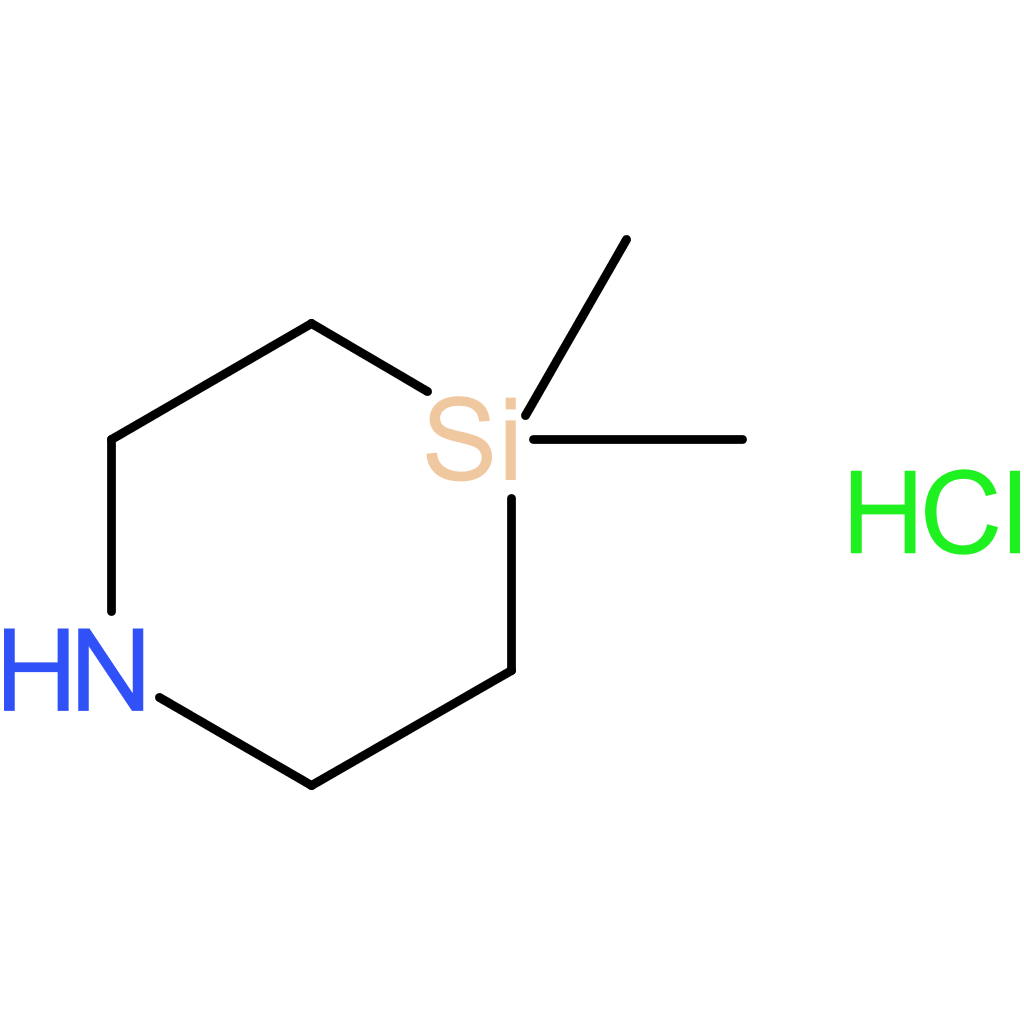 4,4-Dimethyl-1,4-azasilinane hydrochloride