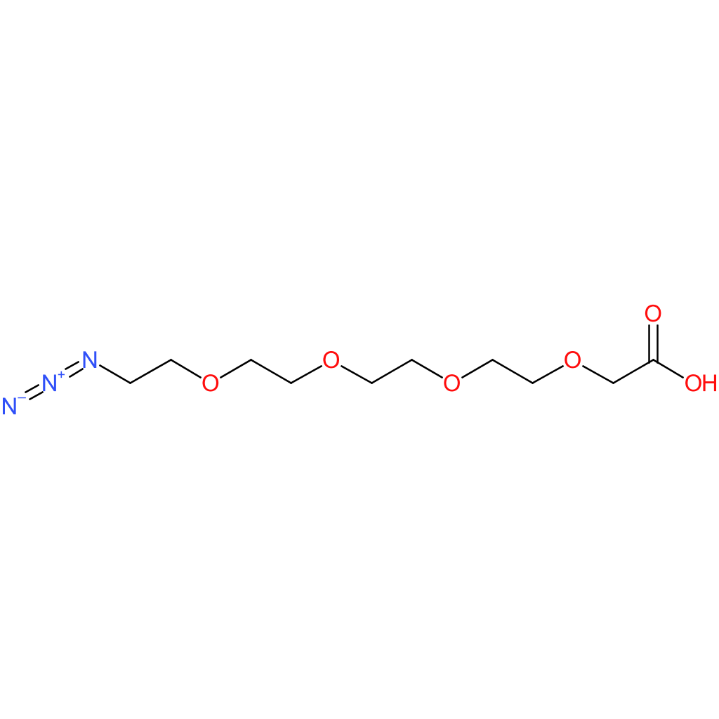 14-Azido-3,6,9,12-tetraoxatetradecanoic acid solution ~0.5 M in tert-butyl methyl ether, >= (HPLC)