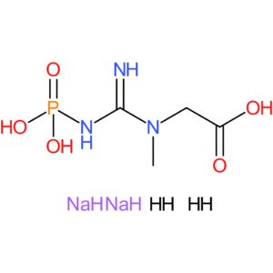 Sodium 2-(1-methylguanidino)acetate hydrogenphosphate tetrahydrate