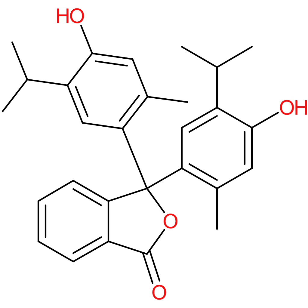 3,3-Bis(4-hydroxy-2-isopropyl-5-methylphenyl)isobenzofuran-1(3H)-one