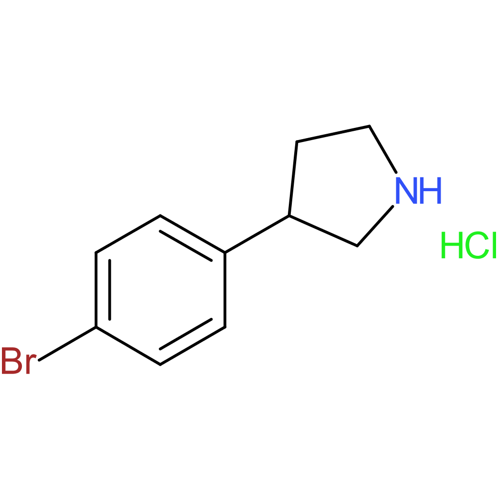 3-(4-Bromophenyl)pyrrolidine hydrochloride