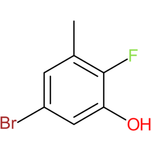 5-Bromo-2-fuoro-3-methylphenol