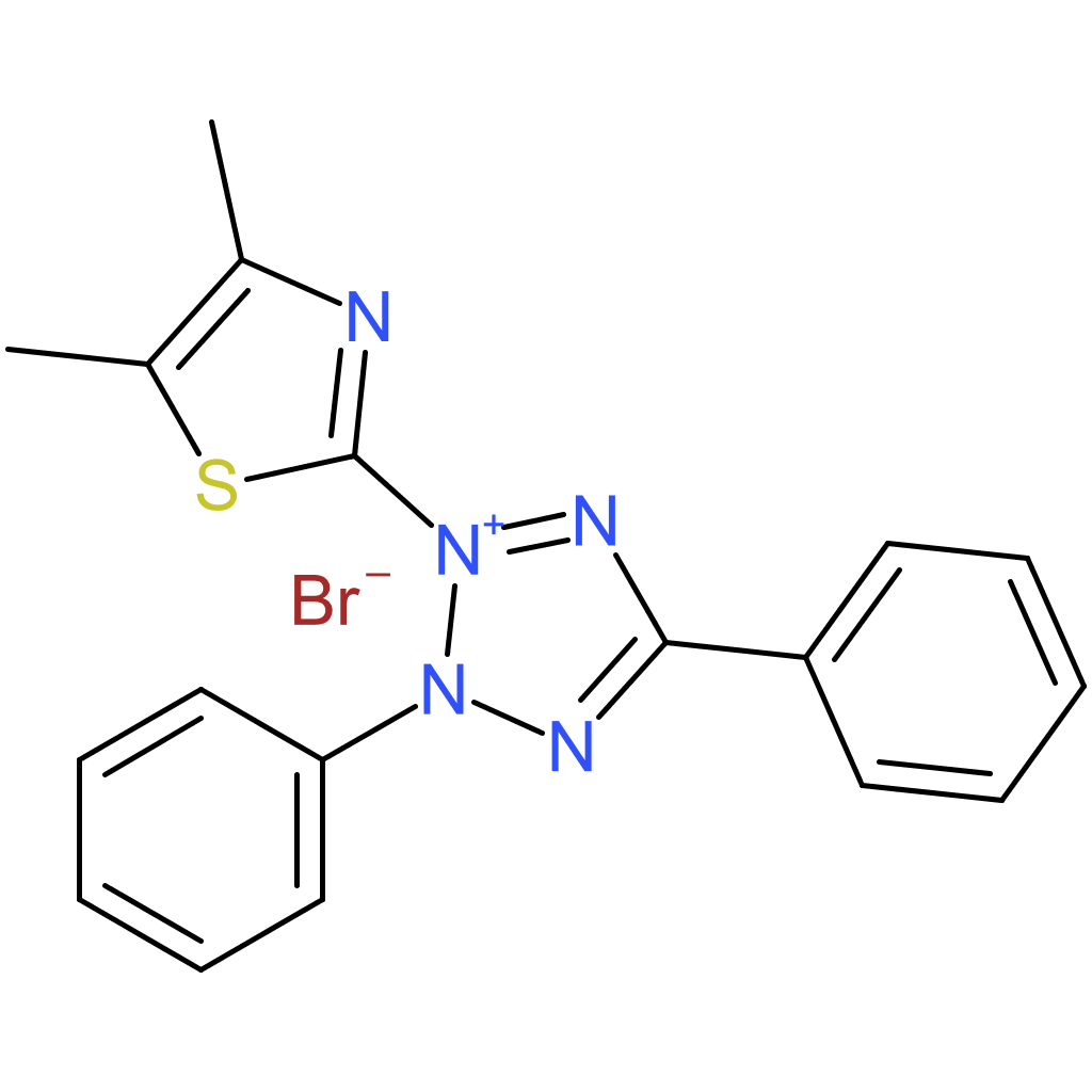 2-(4,5-Dimethyl-2-thiazolyl)-3,5-diphenyl-2H-tetrazol-3-ium Bromide