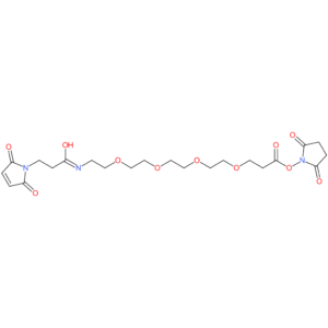 2,5-dioxopyrrolidin-1-yl 19-(2,5-dioxo-2H-pyrrol-1(5H)-yl)-17-oxo-4,7,10,13-tetraoxa-16-azanonadecan-1-oate