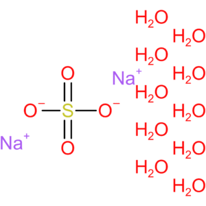 Sodium sulfafe decahydrate