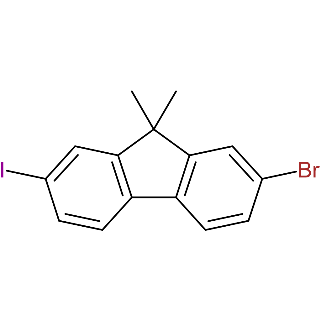 2-Bromo-7-iodo-9,9-dimethyl-9H-fluorene