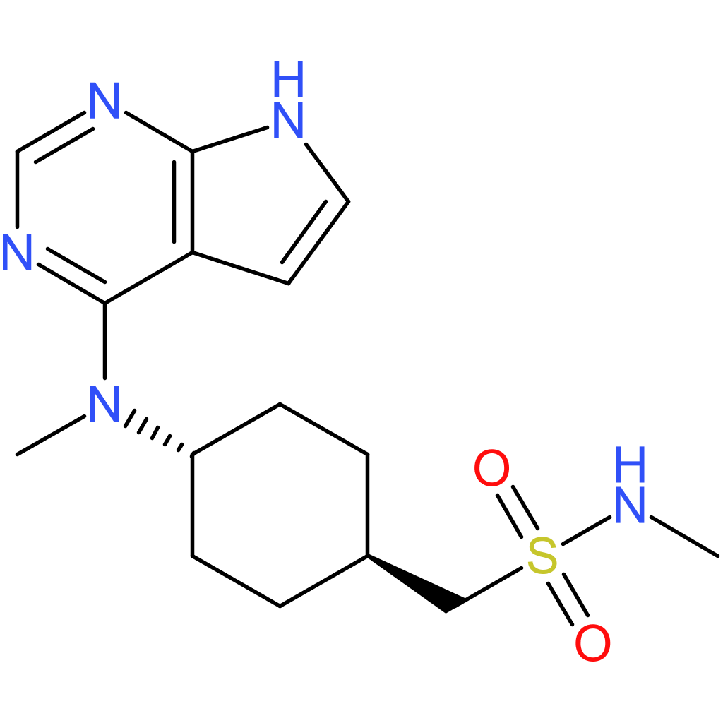 N-Methyl-1-((1r,4r)-4-(methyl(7H-pyrrolo[2,3-d]pyrimidin-4-yl)amino)cyclohexyl)methanesulfonamide