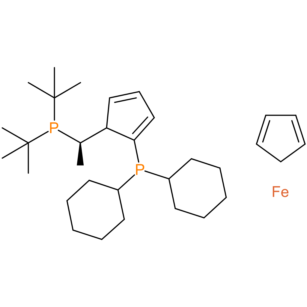 Ferrocene,1-[(1R)-1-[bis(1,1-dimethylethyl)phosphino]ethyl]-2-(dicyclohexylphosphino)-,(2R)-