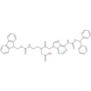 Glycine,N-[[6-[[(diphenylmethoxy)carbonyl]amino]-9H-purin-9-yl]acetyl]-N-[2-[[(9H-fluoren-9-ylmethoxy)carbonyl]amino]ethyl]-