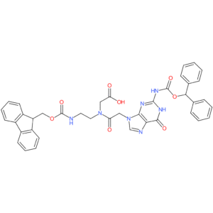 Glycine,N-[[2-[[(diphenylmethoxy)carbonyl]amino]-1,6-dihydro-6-oxo-9H-purin-9-yl]acetyl]-N-[2-[[(9H-fluoren-9-ylmethoxy)carbonyl]amino]ethyl]-