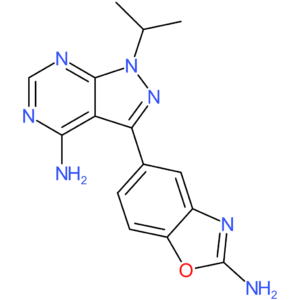 5-(4-aMino-1-isopropyl-1H-pyrazolo[3,4-d]pyriMidin-3-yl)benzo[d]oxazol-2-aMine