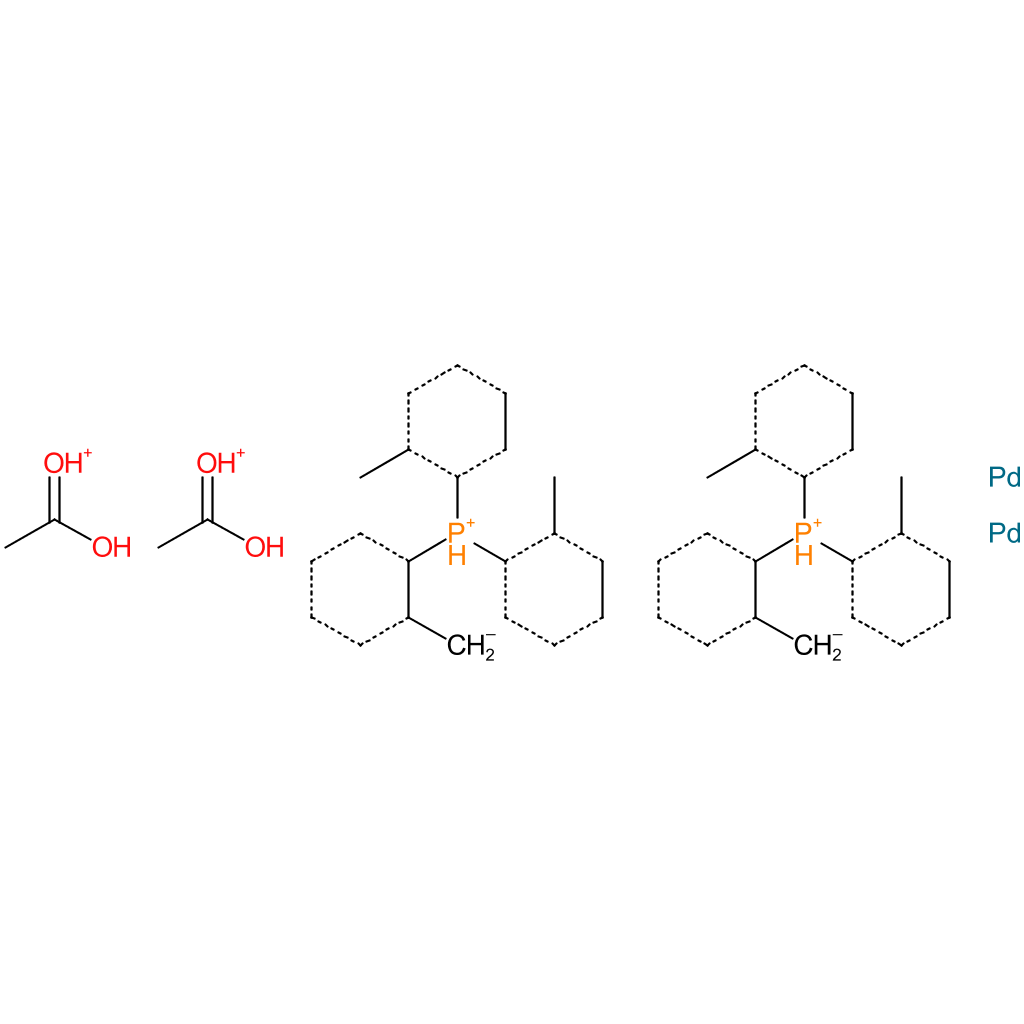 TRANS-DI(MU-ACETATO)BIS[O-(DI-O-TOLYLPHOSPHINO)BENZYL]DIPALLADIUM (II)?Pd>22.65%