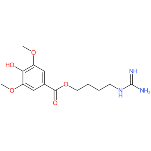4-Guanidinobutyl 4-hydroxy-3,5-dimethoxybenzoate
