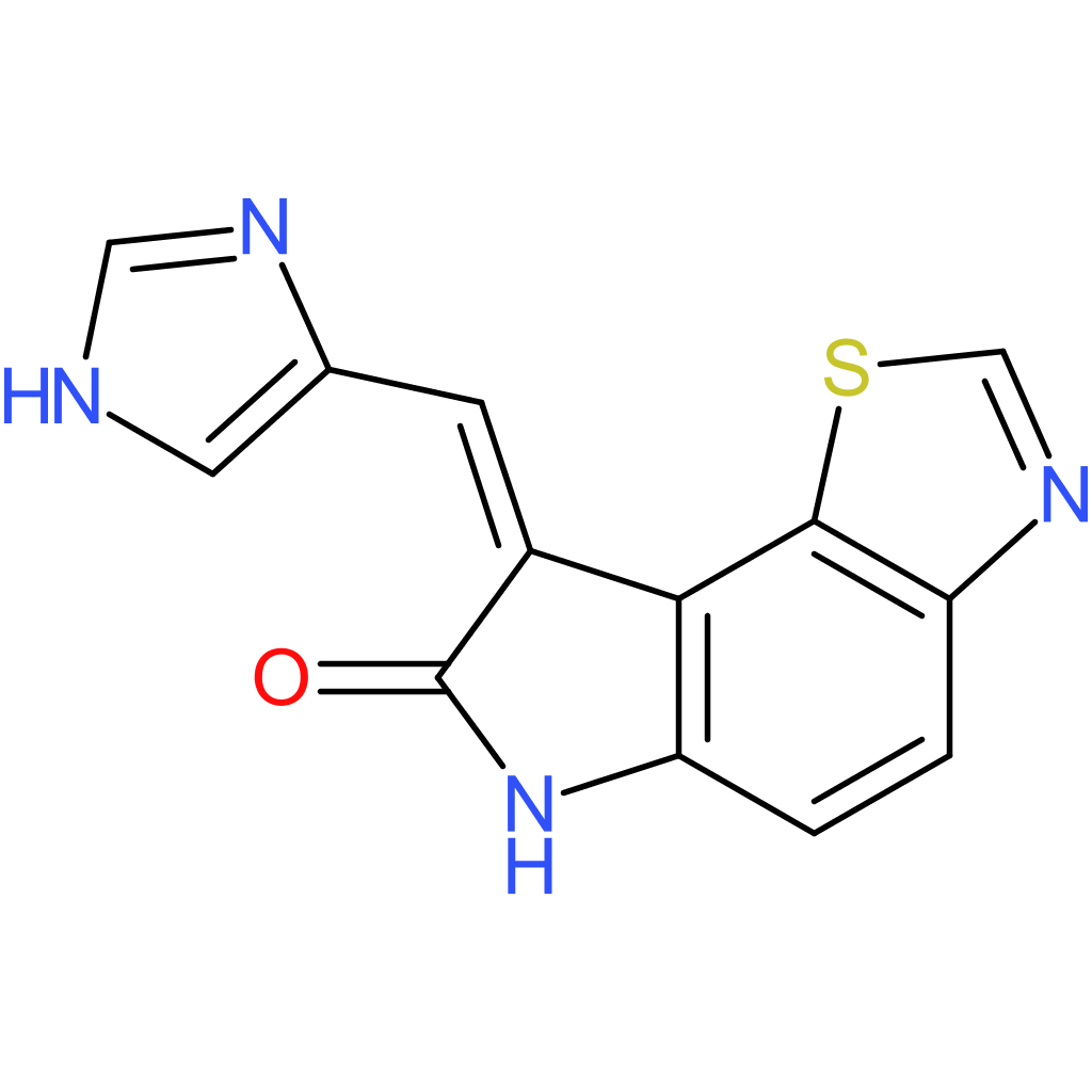 8-(1H-IMIDAZOL-4-YLMETHYLENE)-6,8-DIHYDRO-THIAZOLO[5,4-E]INDOL-7-ONE