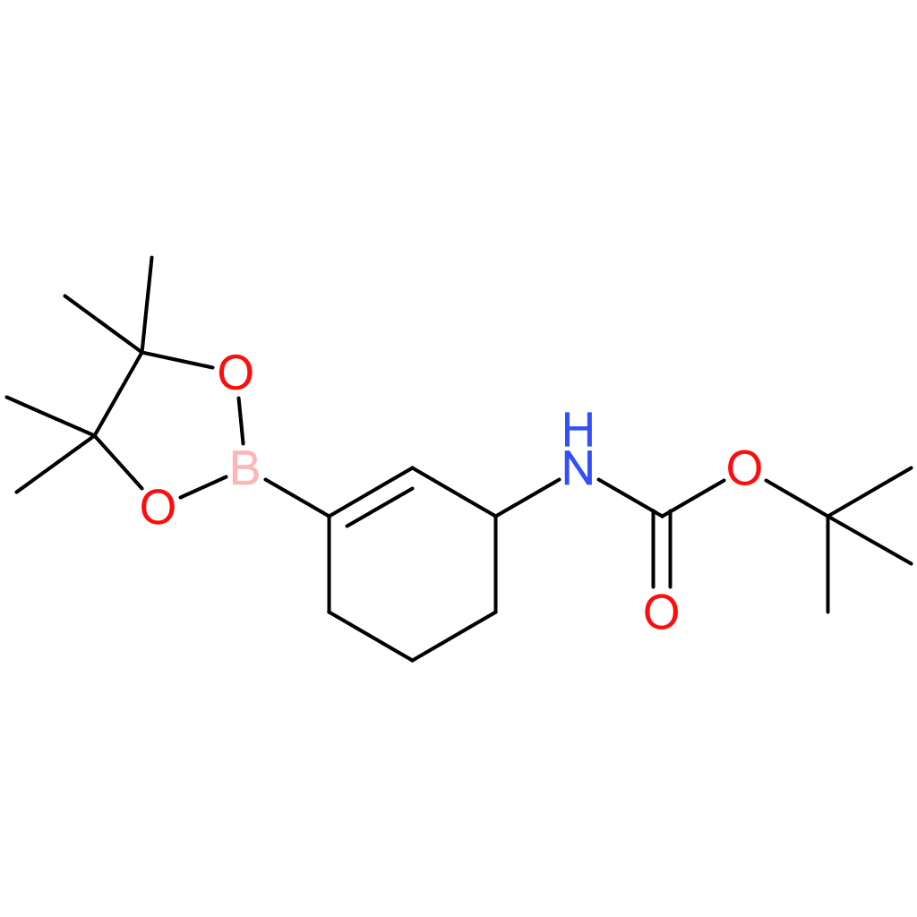 The mixture of TERT-BUTYL 3-(4,4,5,5-TETRAMETHYL-1,3,2-DIOXABOROLAN-2-YL)CYCLOHEX-3-ENYLCARBAMATE and tert-butyl 3-(4,4,5,5-tetramethyl-1,3,2-dioxaborolan-2-yl)cyclohex-2-enylcarbamate